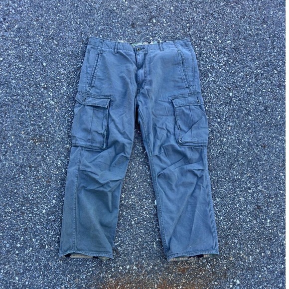 Levi's Other - Levis Mens Cargo Pants W36 L30 Blue Grey Camo Lined Utility Workwear 13786-0006